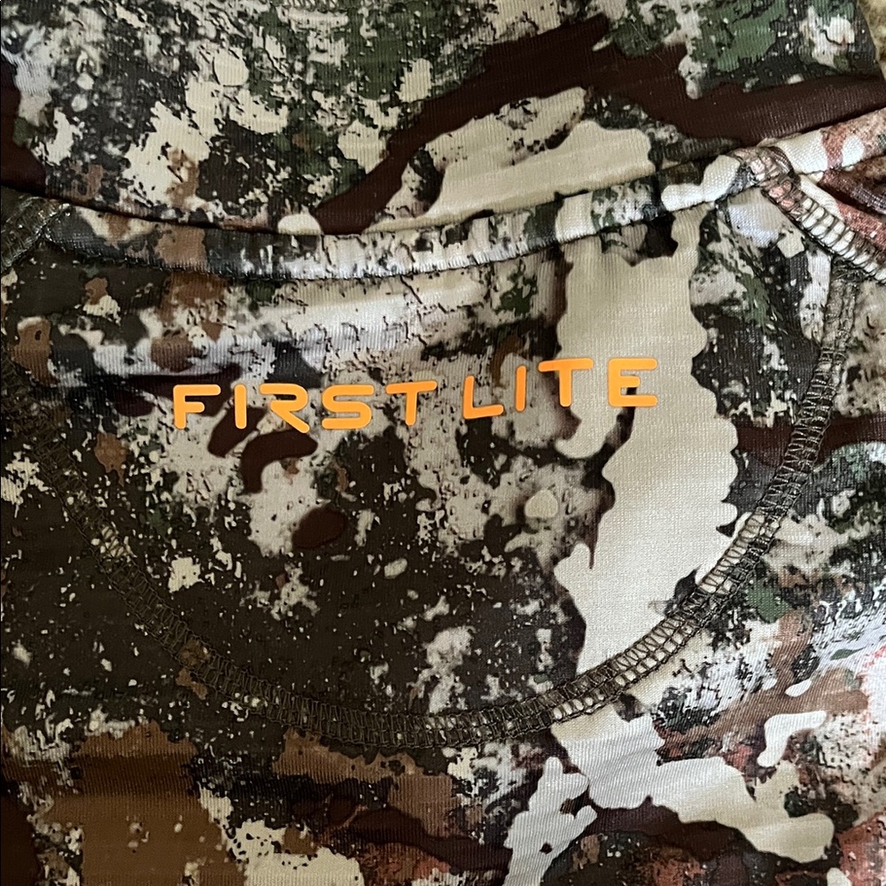 First Lite Camouflage Quarter-Zip Pullover - Picture 4 of 5